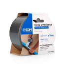 FITA ADESIVA MULTIUSO AMERICANA 10M X 50MM CINZA EDM
