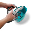 KIT MANGUEIRA EXTENSÍVEL AQUAPOP 15M COM CESTO PLÁSTICO COR AZUL