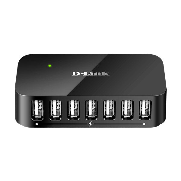 D-Link DUB-H7 USB 2.0 Type-B 480 Mbit/s Preto