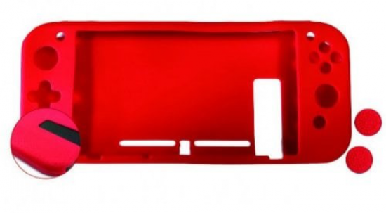 FUNDA NUWA SWITCH ROJO SILICONA ANTID+2 GRIPS