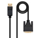 Nanocable 10.15.4502 adaptador de cabo de vídeo 2 m DisplayPort D
