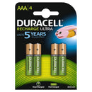 Duracell StayCharged AAA (4pcs) Bateria recarregável Hidreto metá