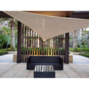 TOLDO DE OCULTAÇÃO COM LED SOLAR PARA EXTERIOR 300X300X300CM. COR