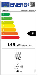GARRAFEIRA 204 GARRAFAS LIEBHERR WPGBI 7472