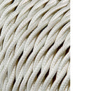 CABO TÊXTIL TRANÇADO 2X0,75MM ALGODÃO 25M