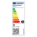 CANDEEIRO DE PAREDE LED 3W 237LM 4000K LUZ DIA IP54 11.5X11.5X5CM