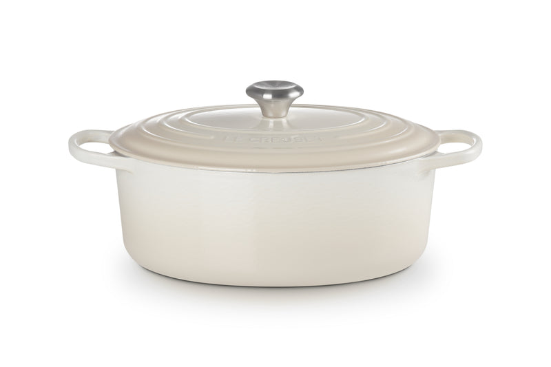 PANELA LE CREUSET FERRO FUNDIDO OVAL 31CM. MERENGUE( 31 CM - FERR