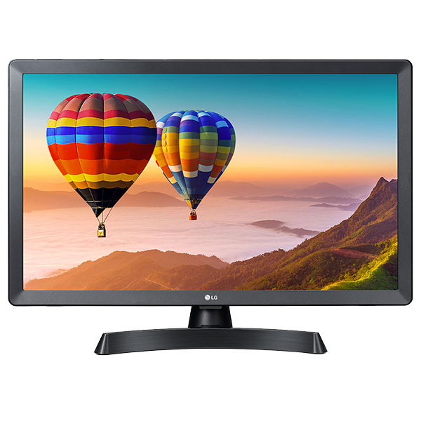 LG HD 24TQ510S-PZ TV 59,9 cm (23.6") Smart TV Wi-Fi Preto, Cinzen