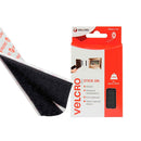 FITA ADESIVA VELCRO USO GERAL COR PRETA 20 MM X 1 M