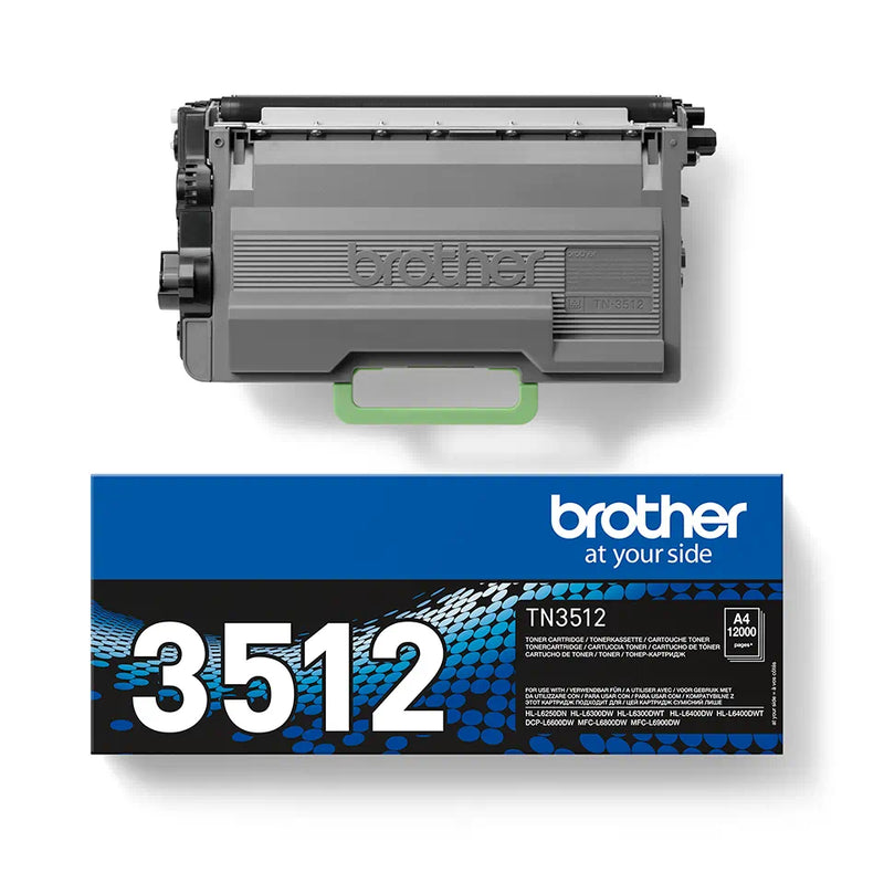 TONER ORIGINAL BROTHER TN-3512 PRETO 12.000 PÁGINAS