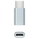 Nanocable 10.02.0011 adaptador para cabos USB C Micro USB Cinzent