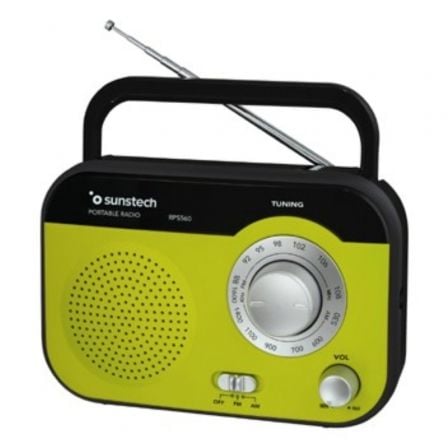 RADIO PORTÁTIL SUNSTECH RPS560 VERDE