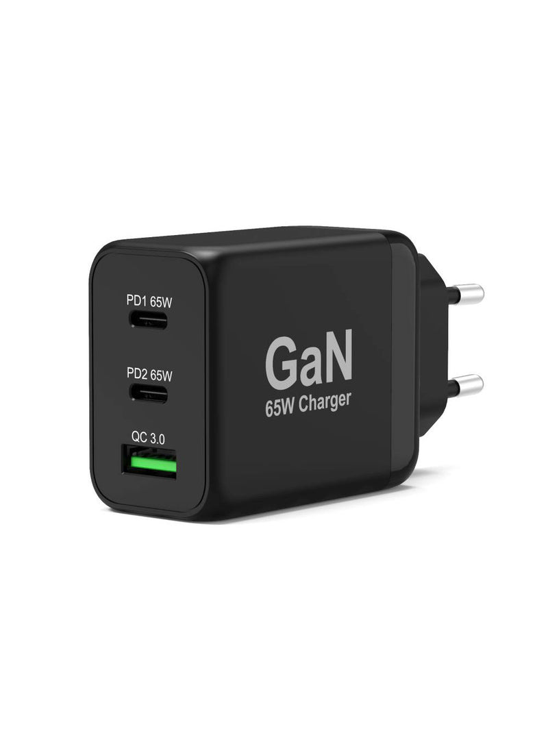 PORT CARREGADOR 65W GAN (NITRETO GALIO) INCLUI CABO USB-C