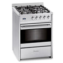 FOGÃO MEIRELES M610XNAT ST( AÇO INOXIDÁVEL  - 4 G  - GÁS  )