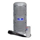 COLUNA INFINITON K50 GREY( 50 W - ENTRADA DE MICROFONE - ENTRADA
