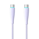 CABLE USB-C TO USB-C TOOCKI TXCTT1- BMH01-P, 1M, PD, FC 100W (PUR
