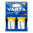 PILHA ALCALINA ENERGY D, 1,5 V, (BLISTER 2 UNIDADES)