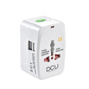 ADAPTADOR DCU VIAJE UNIV + 2USB EU/UK/USA/AUS/CHI/