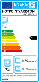 FORNO HOTPOINT HAO 458HSU1 B( MULTIFUNÇÕES  - 71 LITROS - 10 P )