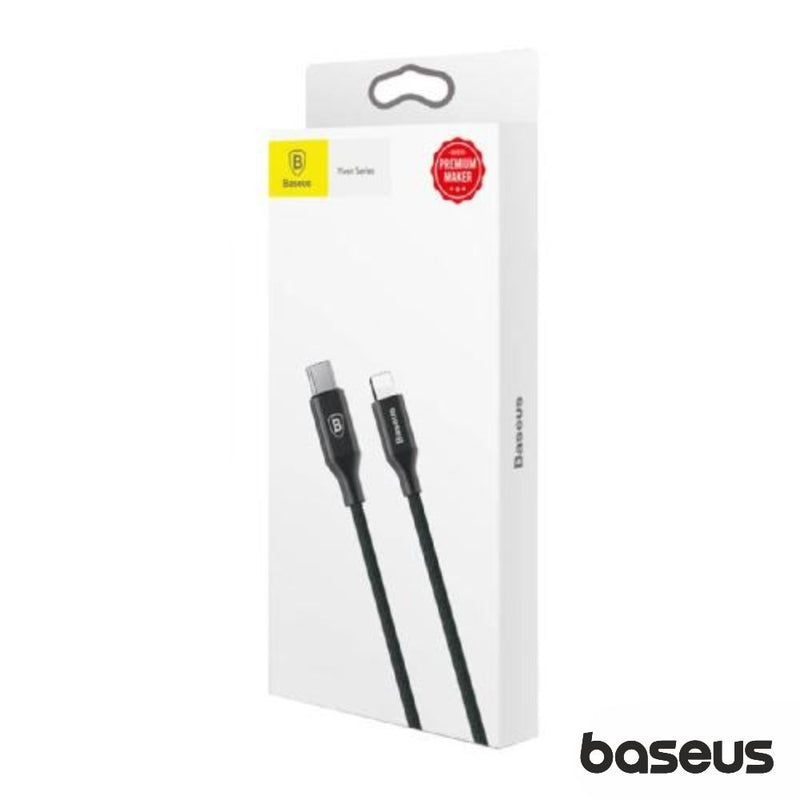 CABO USB-A 2.0 MACHO  LIGHTNING 1.8M PRETO BASEUS