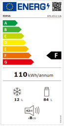 FRIGORIFICO EDESA INTEGRÁVEL 1PT 0,820X0,595X0,545MT 118LT (E)