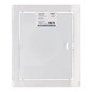 TAMPA COLETOR RETANGULAR DE ENCASTRAR AÇO BRANCO 20X25CM