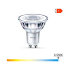 LÂMPADA GU10 LED 4,6W 390LM 6500K LUZ FRIA Ø5X5,4CM PHILIPS