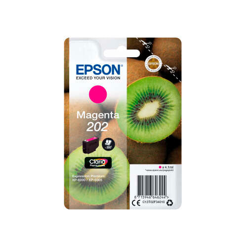 Epson Kiwi 202 tinteiro 1 unidade(s) Original Rendimento padrão M