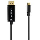 AISENS A109-0688 adaptador de cabo de vídeo 0,8 m USB Type-C Disp