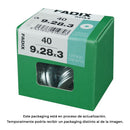 CAIXA L 40 UNID. ANILHA LARGA ZINCO 9,0X28X3MM FADIX