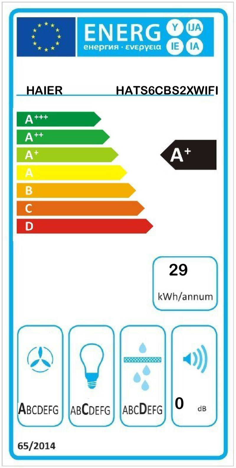 EXAUSTOR HAIER HATS6CBS2XWIFI( 779 M3HORA - A  - C  )