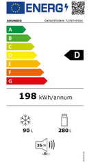 FRIGORÍFICO COMBINADO DE ENCASTRE GRUNDIG GKNI6950FHN 1940X690