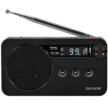 RADIO PORTÁTIL AIWA RS-77PLLBK NEGRA