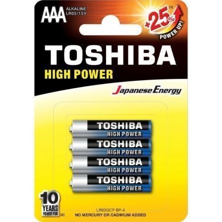 Toshiba LR03GCP BP-4 pilha Bateria descartável AAA Alcalino