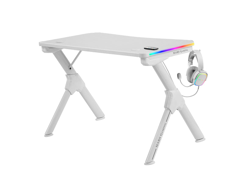 Mars Gaming MGDRGBW mesa de computador Branco