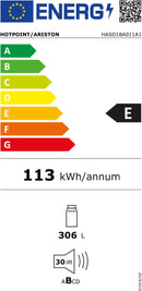 FRIGORÍFICO DE ENCASTRE HOTPOINT HASD18A011A1( DIRECT COOL  - BRA