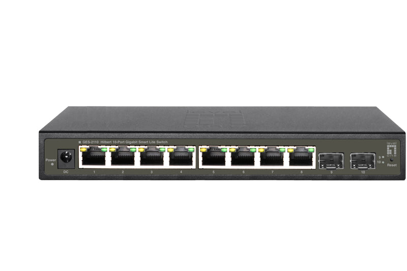 LevelOne GES-2110 switch de rede Gerido L2 Gigabit Ethernet (10/1