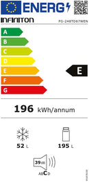 FRIGORÍFICO COM CONGELADOR INFINITON FG248TD67WEN BRANCO