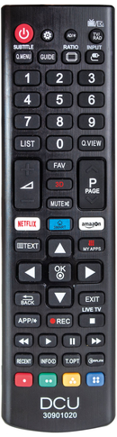 DCU TECNOLOGIC MANDO A DISTANCIA PARA LG - COLOR NEGRO