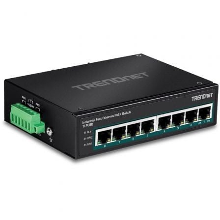 SWITCH TRENDNET TI-PE80 8 PUERTOS RJ-45 GIGABIT 10100 POE