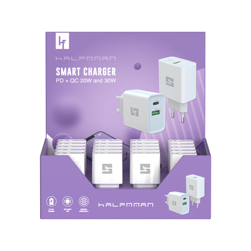 STAND HALFMMAN SMART CHARGER 20UNI (15*20W 5*30W)