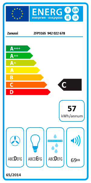 EXAUSTOR ZANUSSI - ZFP316S