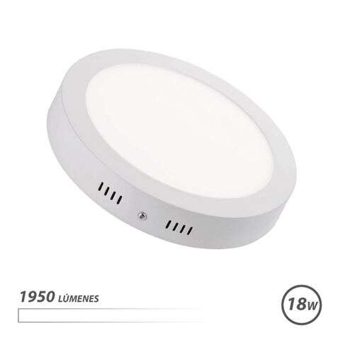 ELBAT DOWNLIGHT CIRCULAR SOBRE PARED LED - 18W - 1950LM - LUZ BLA