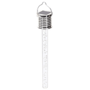 PINGENTE DE BOLHA DE AÇO INOXIDÁVEL LUZ AMBIENTE SOLAR LED 2700K