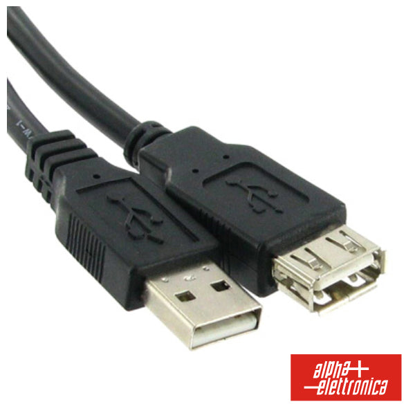 CABO USB-A 2.0 MACHO  USB-A FÊMEA 3M