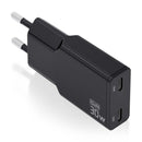 CARREGADOR AISENS ASCH-30W2P049-BK 2XUSB TIPO-C 30W