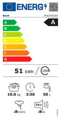 MÁQUINA DE LAVAR ROUPA BOSCH WGG254Z3ES 10KG