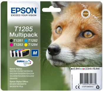 Epson Fox T1285 tinteiro 1 unidade(s) Original Preto, Ciano, Mage