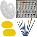 CONJUNTO DE PINTURA COM CAVALETE DE MESA ESTIRADOR