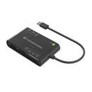 CONCEPTRONIC LEITOR DE CARTAO CIDADAO+ CARTOES MEMORIA BLACK USB